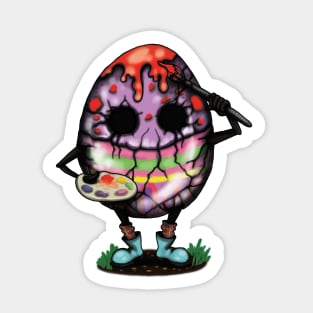 Spooky easter egg Sticker